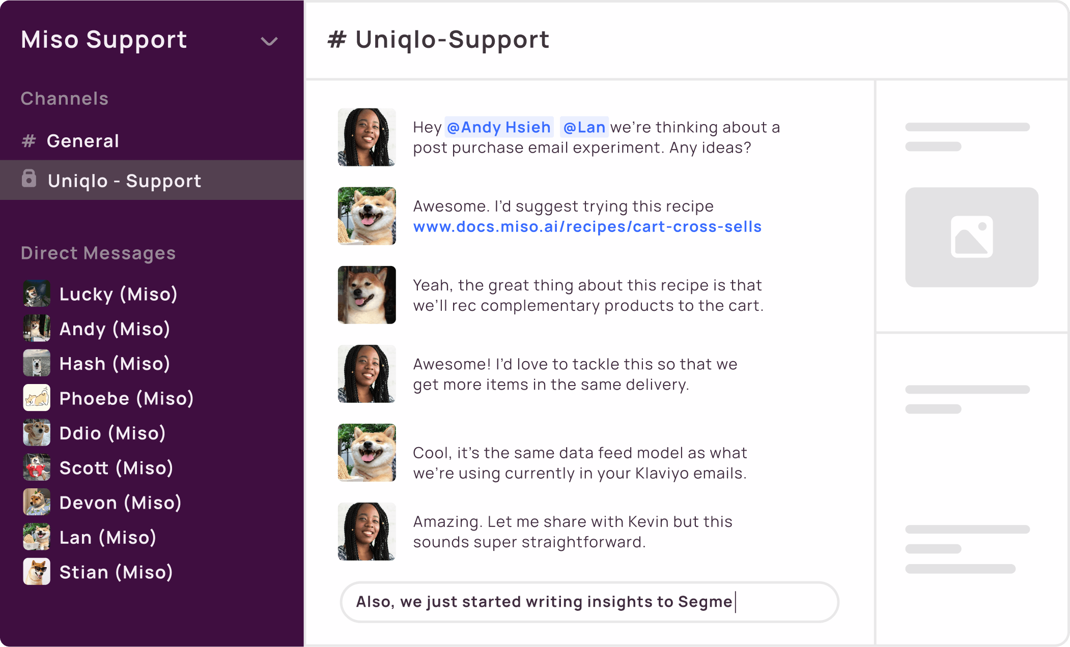 Miso Support